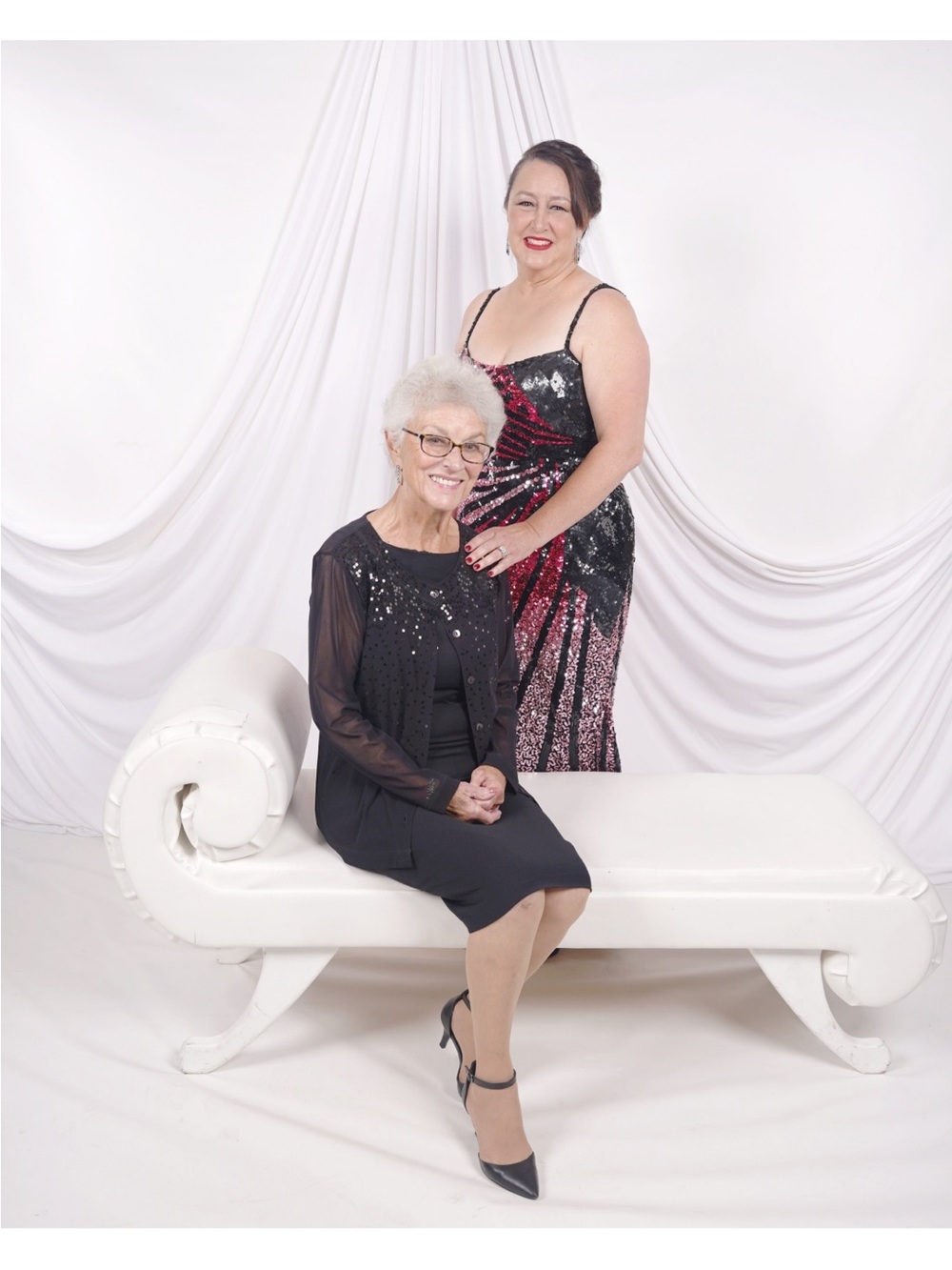 Sequin Ombre Formal Dress — Pink & Black, Size 16 - Picture 7 of 7